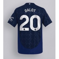 Manchester United Diogo Dalot #20 Auswärtstrikot 2024-25 Kurzarm